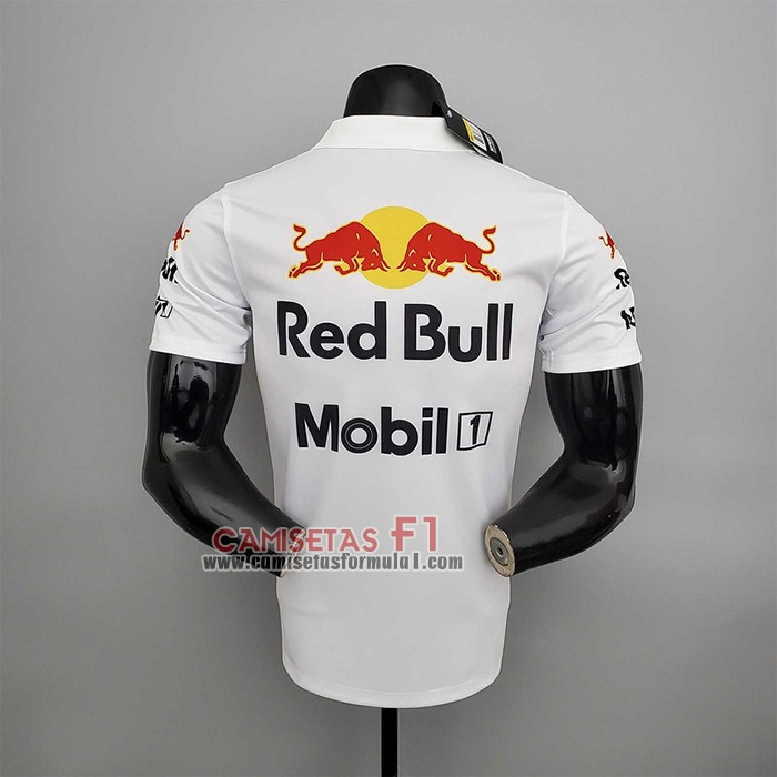 Polo del Red Bull Racing F1 2021 Blanco